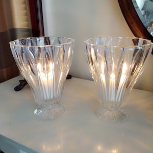 Clear Glass Hurricane Lamp or Vase