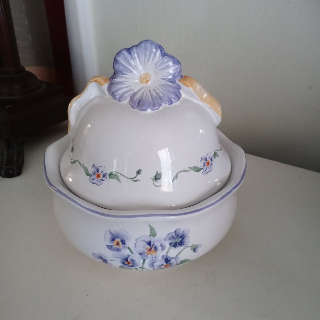 Majolica Porta Covered Dish by Raul Da Bernarda Made in Portugal - Etsy