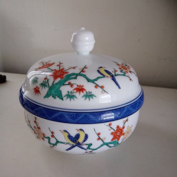 Porzellan orientalische bedeckt Trinket Box