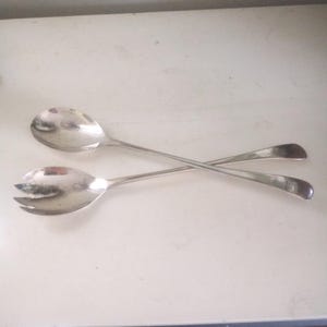 Cubiertos de plata para ensalada o pasta de 1968