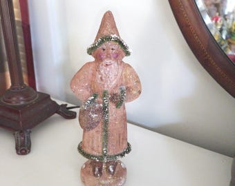 Chalk ware Belsnickel Santa
