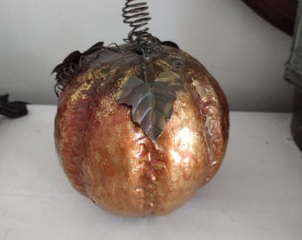 Painted Pumpkin Halloween Decor Ornament