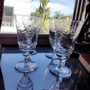 Set of Four Ice Tea or Water Glasses