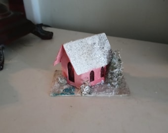Small Vintage Putz House or Church