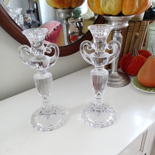 Glass Candle Holder Etsy