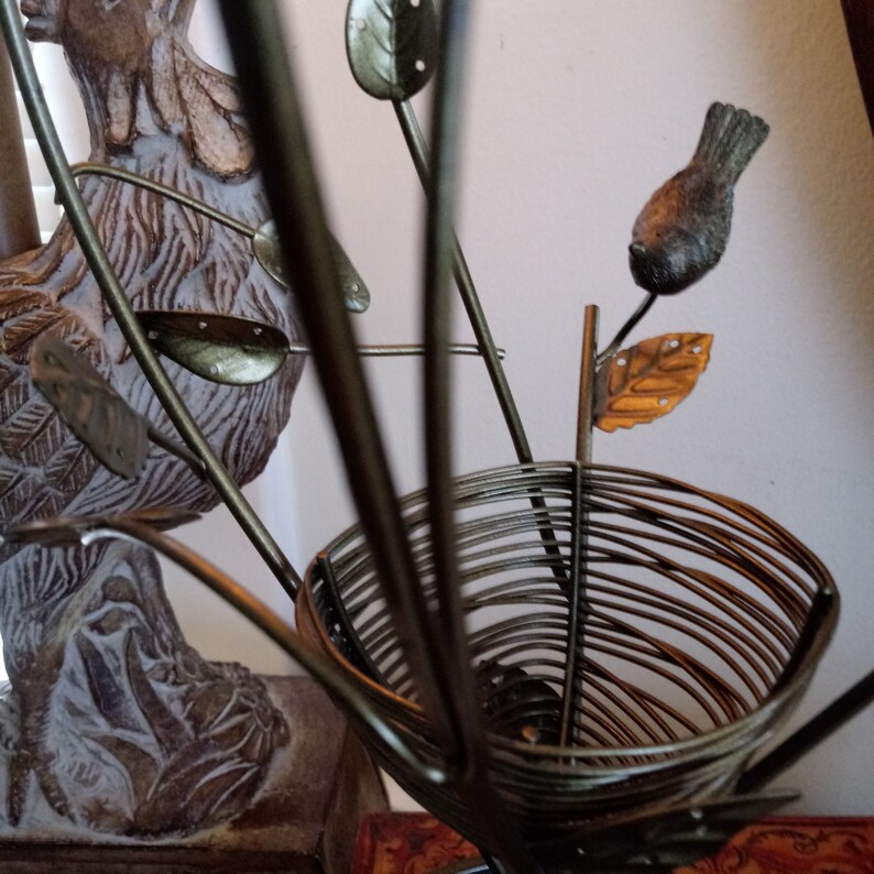 Metal Birds Nest Candle Holder Etsy