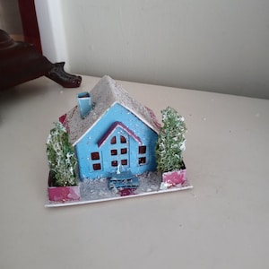 Putz Christmas Village House