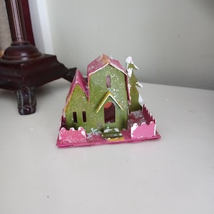 Putz Village Christmas House