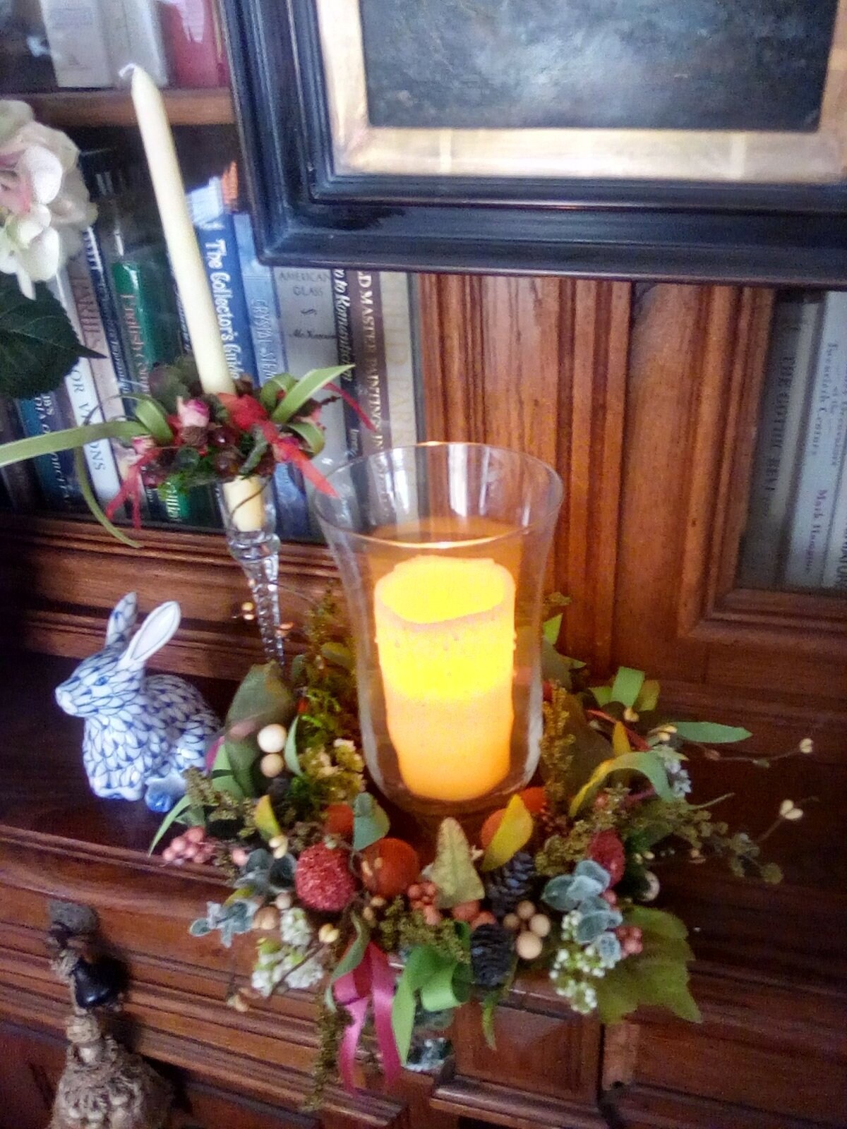 Vintage Glass Fluted Hurricane Candle Holder Etsy