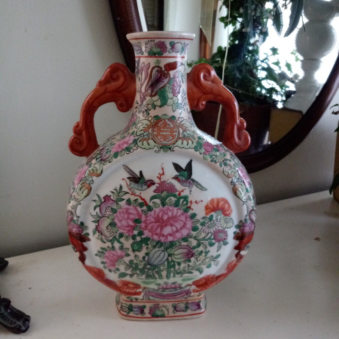 Antique Chinese Moon Vase Etsy