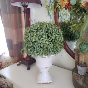 Faux Boxwood Ball Topiary