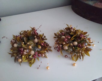 Candle Ring Wreath Bobeches