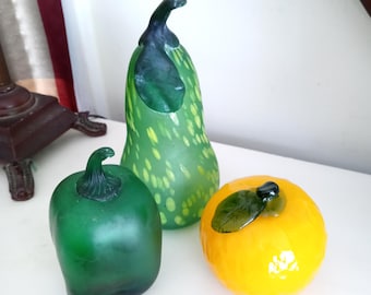 Murano Glass Fruit and Vegetables