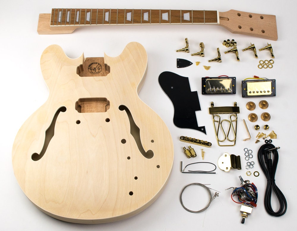 StewMac Build Your Own DIY 335Style Electric Guitar Kit