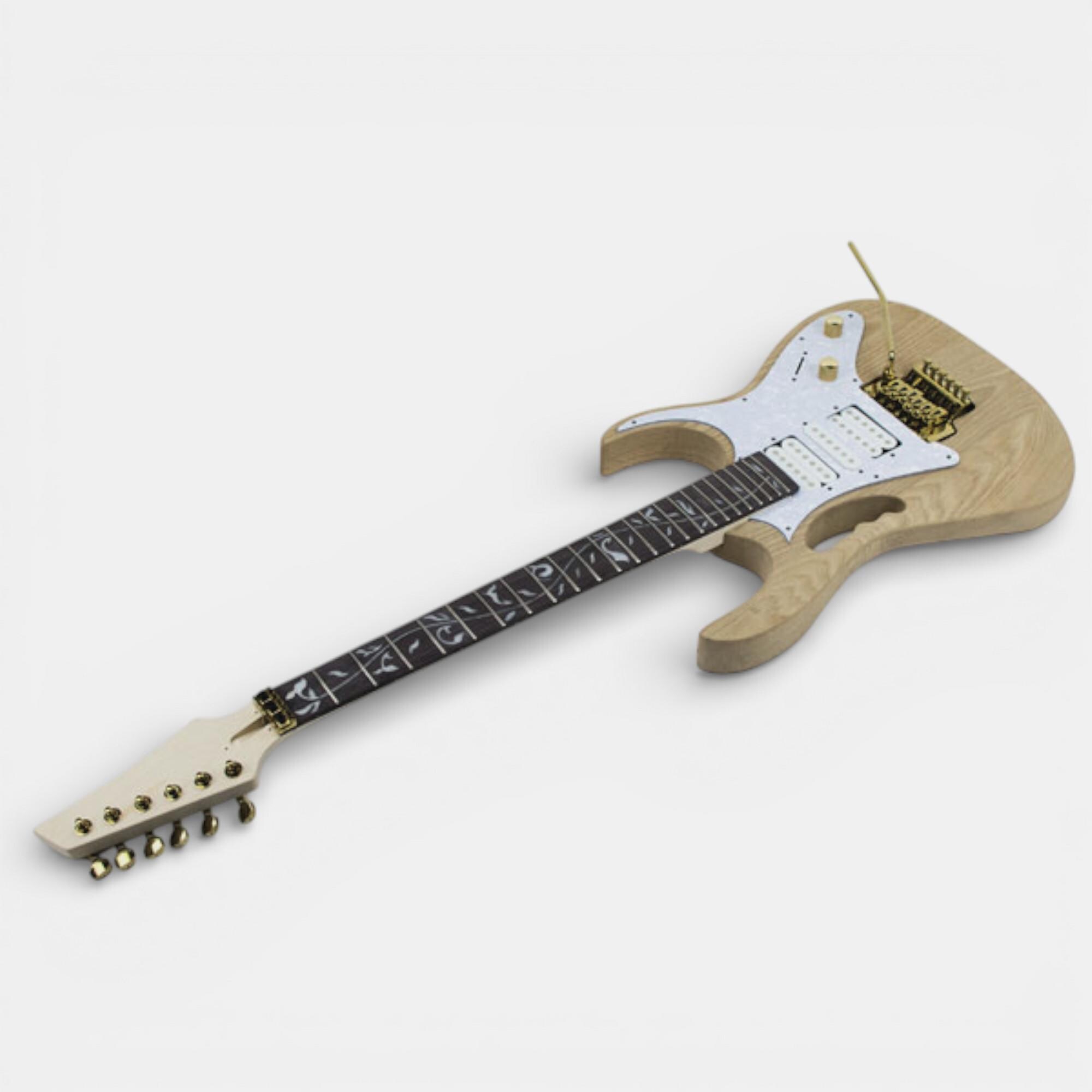 Diy Guitar Kit – Ibanez Jem Style: Ash Body, Maple Neck With