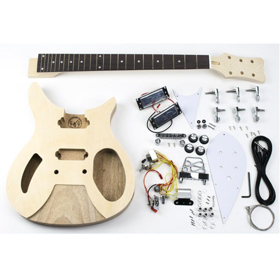 DiY Guitar Kit Rickenbacker Mahogany Etsy