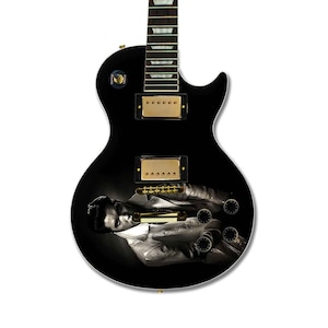 Guitar Skin Wrap | 50x60cm Laminated Guitar Cover | Elvis Presley Inspired | Fits Electric, Acoustic & Bass | Custom Design Available