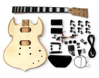 Kit de guitarra - S - Doble corte Barbarian, Flame