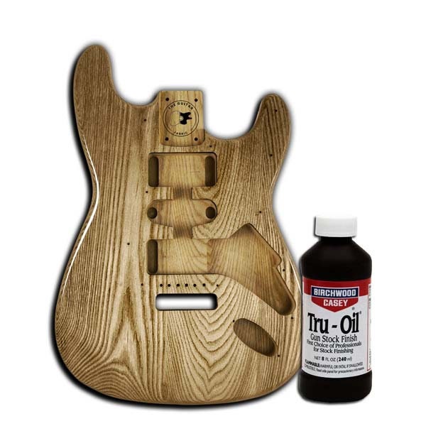 Tru Oil 240mL (8oz) by Birchwood, For any type of Woodworking Finish and Guitar Finish. Supplied by The Guitar Fabrik