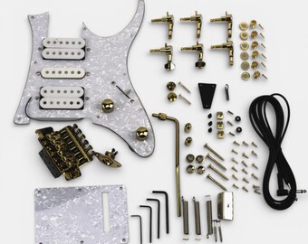 Diy Guitar Kit – Ibanez Jem Style: Ash Body, Maple Neck With
