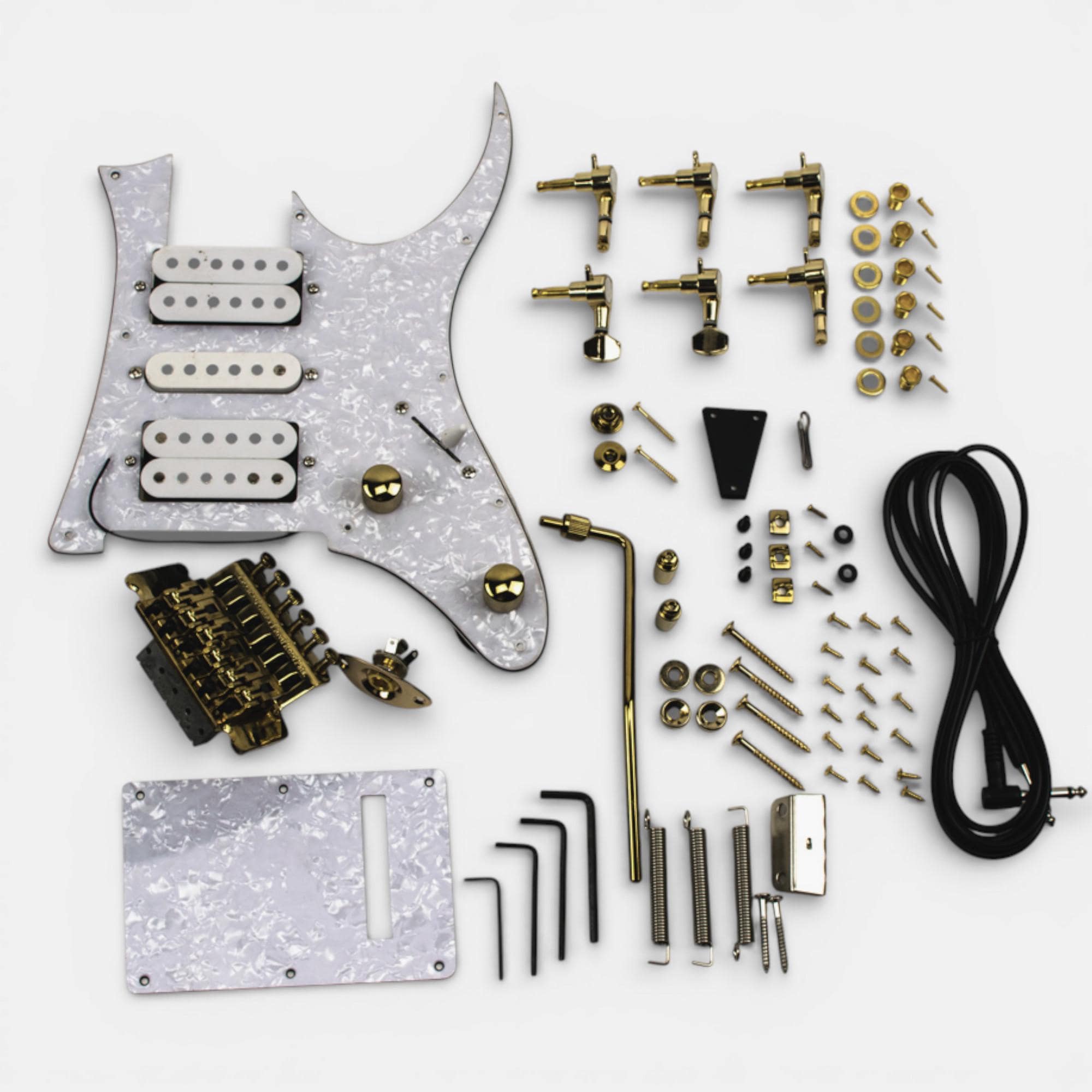 Diy Guitar Kit – Ibanez Jem Style: Ash Body, Maple Neck With