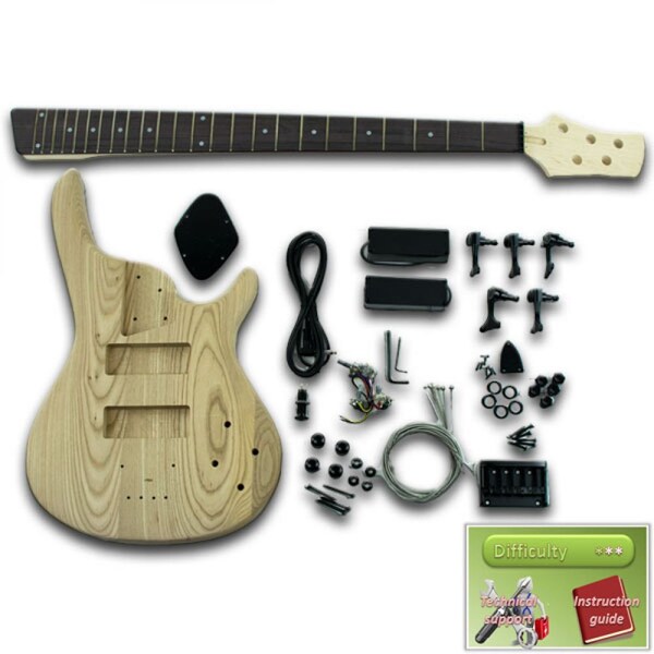 Diy Bass Guitar Kit Etsy