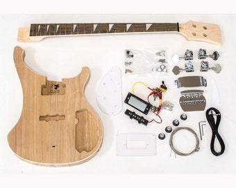 SG - Double Cut barbarian Guitar Kit with Flame Maple top