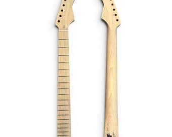 ST Style Ahorn-Gitarrenhals - Griffbrett aus Ahorn, 22 Jumbo Bünde, unbehandelt