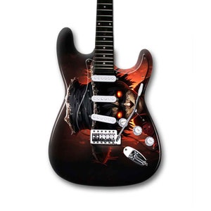 Guitar Skin Wrap | 50x60cm Laminated Guitar Cover | Zombie Luffy Theme | Fits Electric, Acoustic & Bass | Custom Design Available