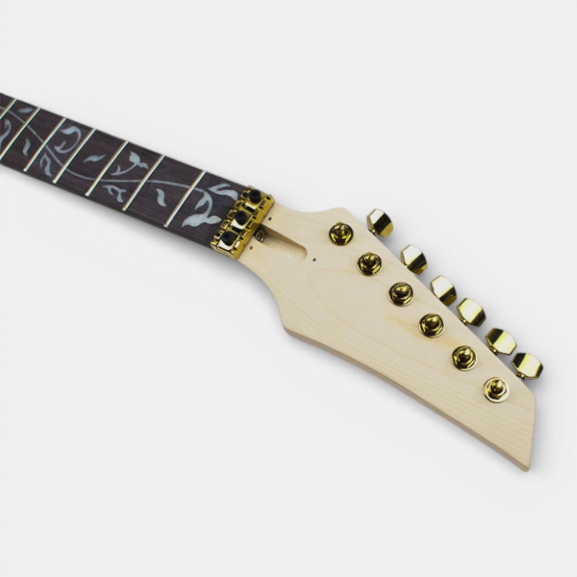 Diy Guitar Kit – Ibanez Jem Style: Ash Body, Maple Neck With