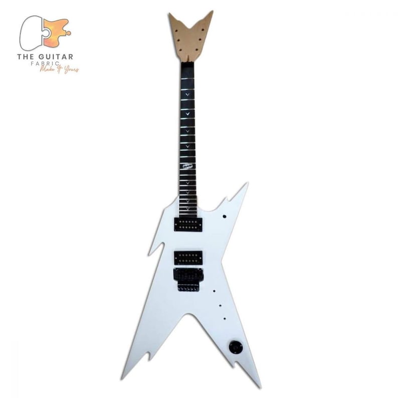 Ready-to-paint Guitar Kit - Dean Razorback - Mahogany Body, Maple Neck ...