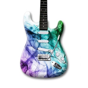 Guitar Skin Wrap | 50x60cm Laminated Guitar Cover | Infusion Theme | Fits Electric, Acoustic & Bass | Custom Design Available