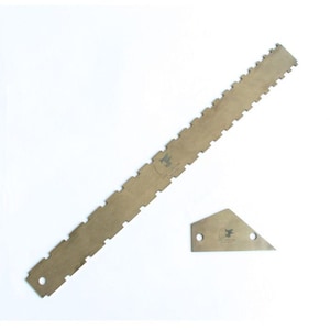 Notched Straight Edge and Fret Rocker | Guitar Neck Tools for Setup & Repair | Luthier Guitar Building Tools by The Guitar Fabrik