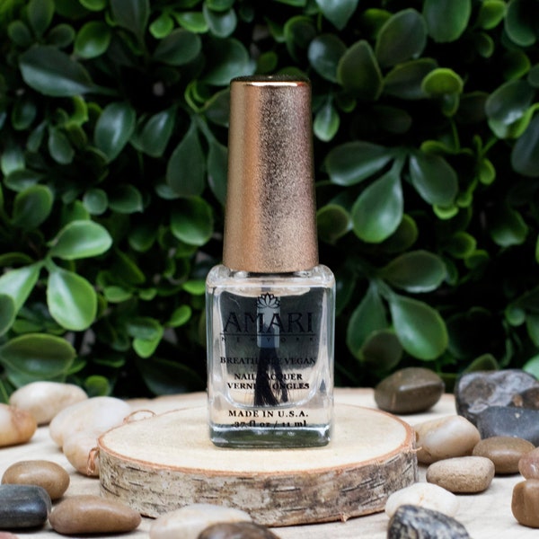 Vegan Breathable Halal Nail Polish: Clarity Top Coat - Water Permeable, Ablution and Eco-Friendly