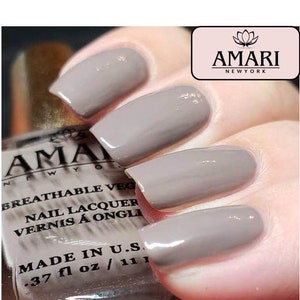 Vegan Breathable Halal Nail Polish: Cobblestone Water Permeable, Ablution and Eco-Friendly image 1