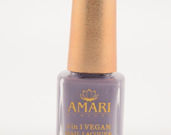 Amari Vegan Breathable Halal Nail Polish AMETHYST: Water Permeable, Ablution and Eco-Friendly