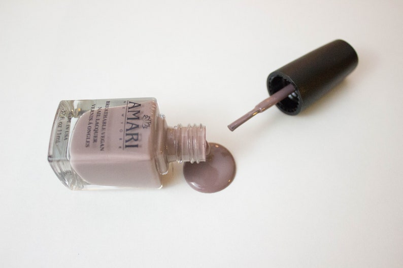 Vegan Breathable Halal Nail Polish: Cobblestone Water Permeable, Ablution and Eco-Friendly image 3