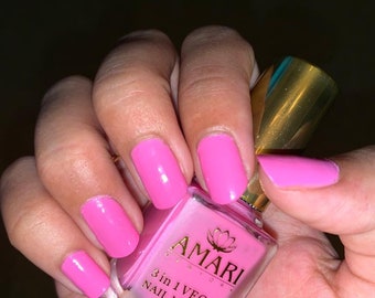 Amari Vegan Breathable Halal Nail Polish CHERRY BLOSSOM: Water Permeable, Ablution and Eco-Friendly