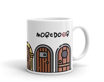 Moredoor Coffee Mug Gift - LOTR Mordor Gift - Fantasy Geek Gift