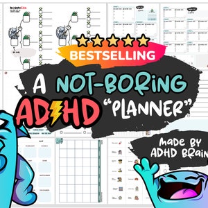 Sloppy McWaffles Digital ADHD Planner, Adhd Daily & Weekly Plan, Adhd Bullet Journal, Digital Planner Sheets, Habit Tracker, RPG Planner image 10