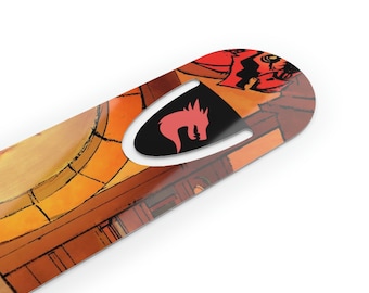 House Albion Tavern Art Bookmark, Metallic Bookmark, ModernSam Bookmark, Arthurian Legend Bookmark