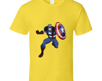 Captain America Retro T-shirt And Apparel T Shirt