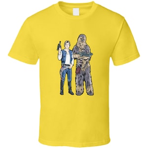 Star Wars Chewbacca And Han Solo Classic Vintage Retro Style T-shirt And Apparel T Shirt
