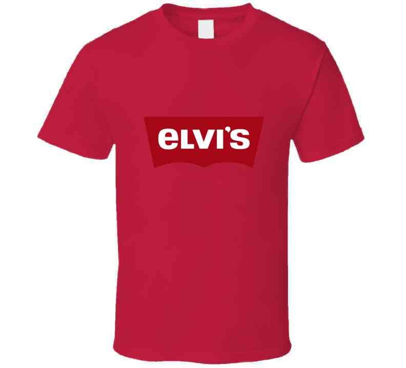 Floración Aventurarse Curso de colisión Elvis Mashup Levis Logo Camiseta divertida y camiseta de ropa - Etsy México