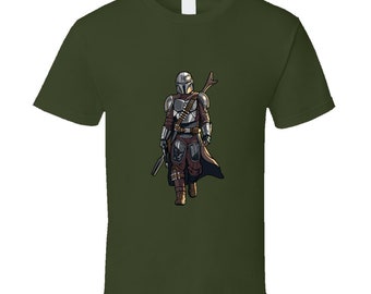 Star Wars The Mandalorian Walking T-shirt And Apparel T Shirt