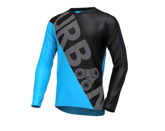 Men's Long Sleeve MTB Mountain Bike Cycling Jersey
