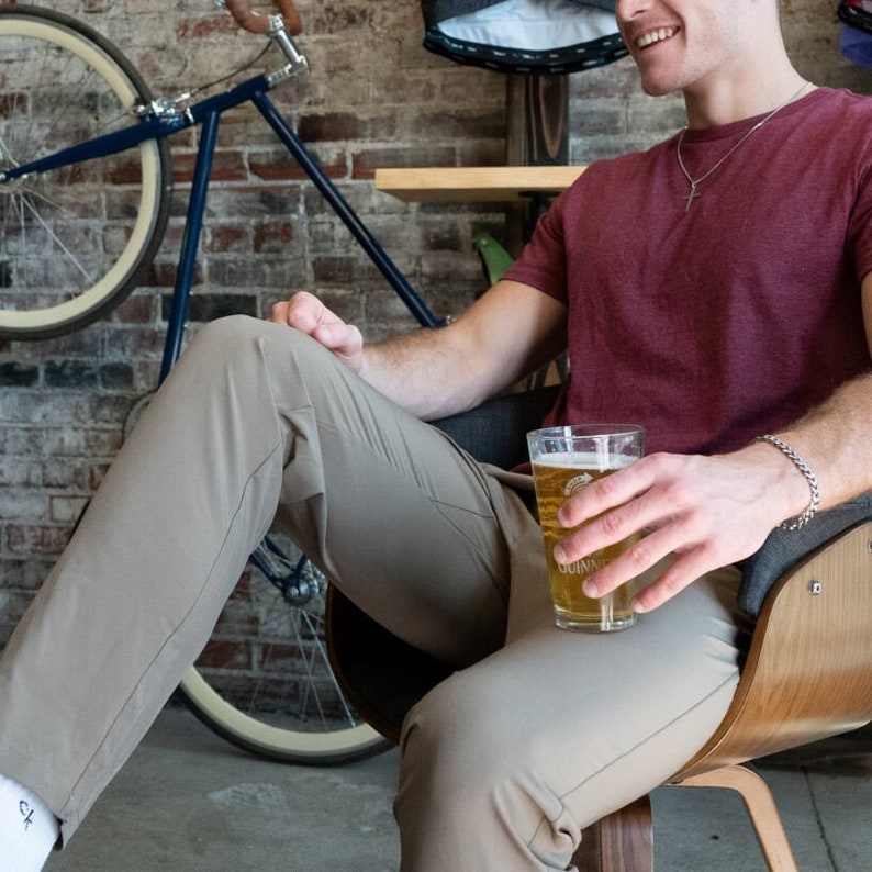 Urban Cycling Commuter Bike To Work Pants Black