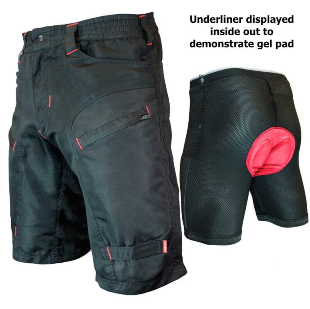 G Form Mens Padded Mountain Bike Shorts Hip Pads G-Form Pro X3