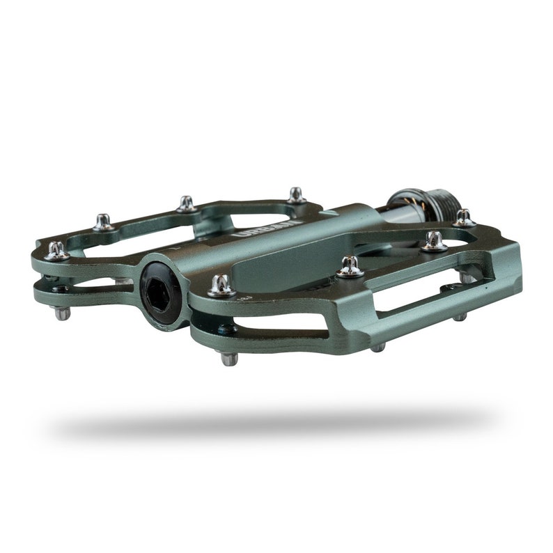 Black Lightweight Flat Platform MTB Pedals