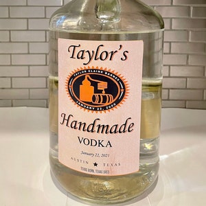 Custom Tito's Label